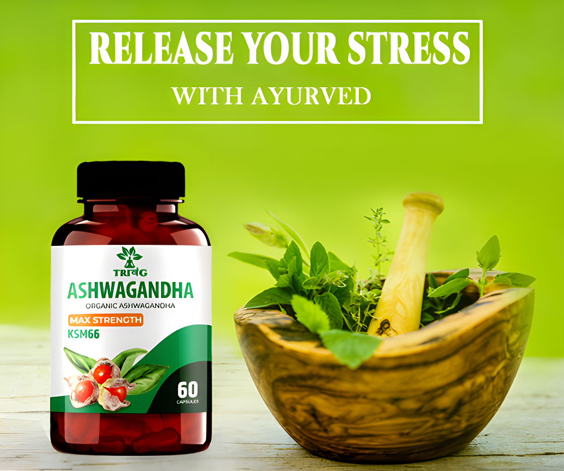 Trivang Ashwagandha Capsules | Grocsy