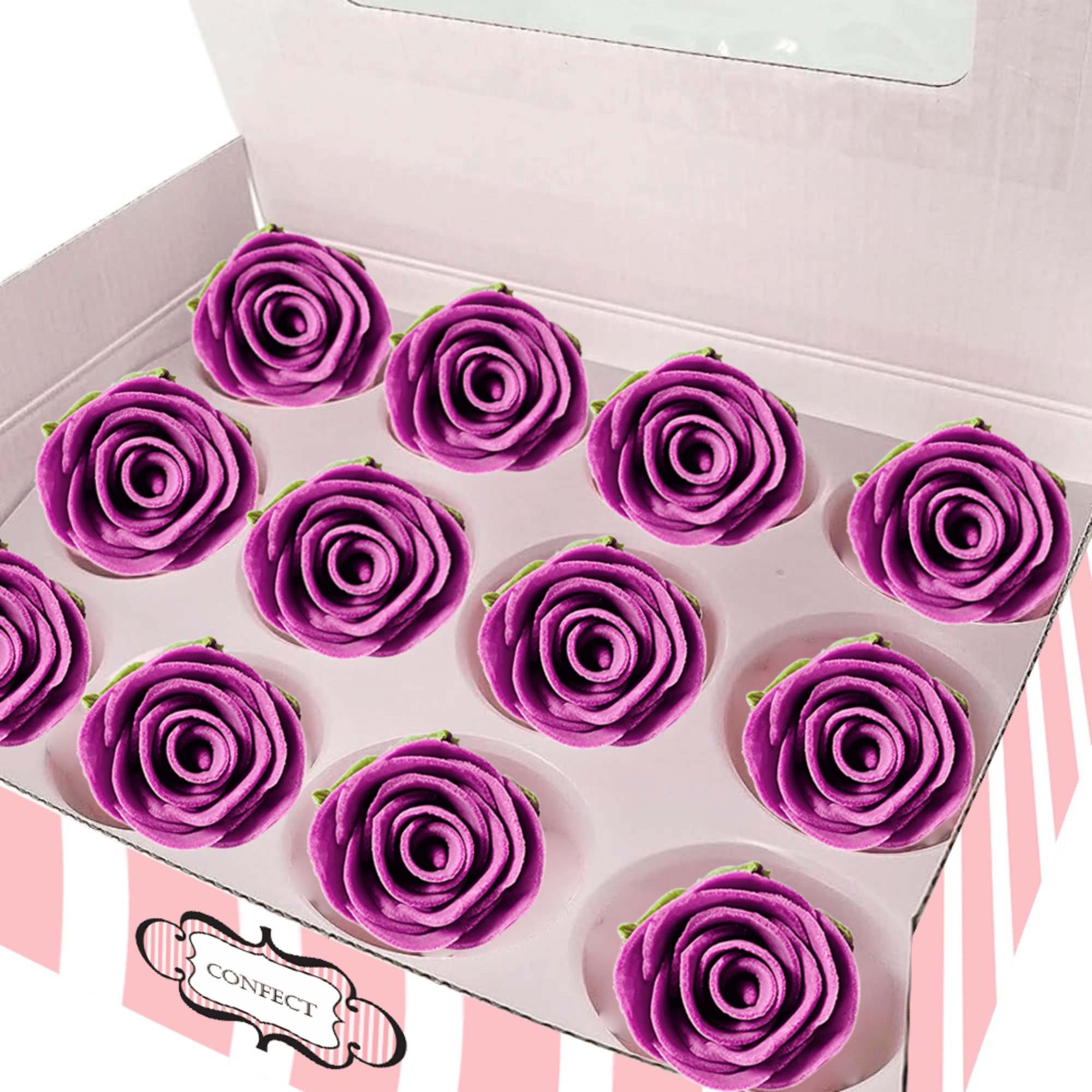 Confect Fuchsia Pink | Edible Sugar Flowers | Grocsy