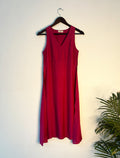 trueBrowns Pink Sleeveless Muslin Kurta | Grocsy