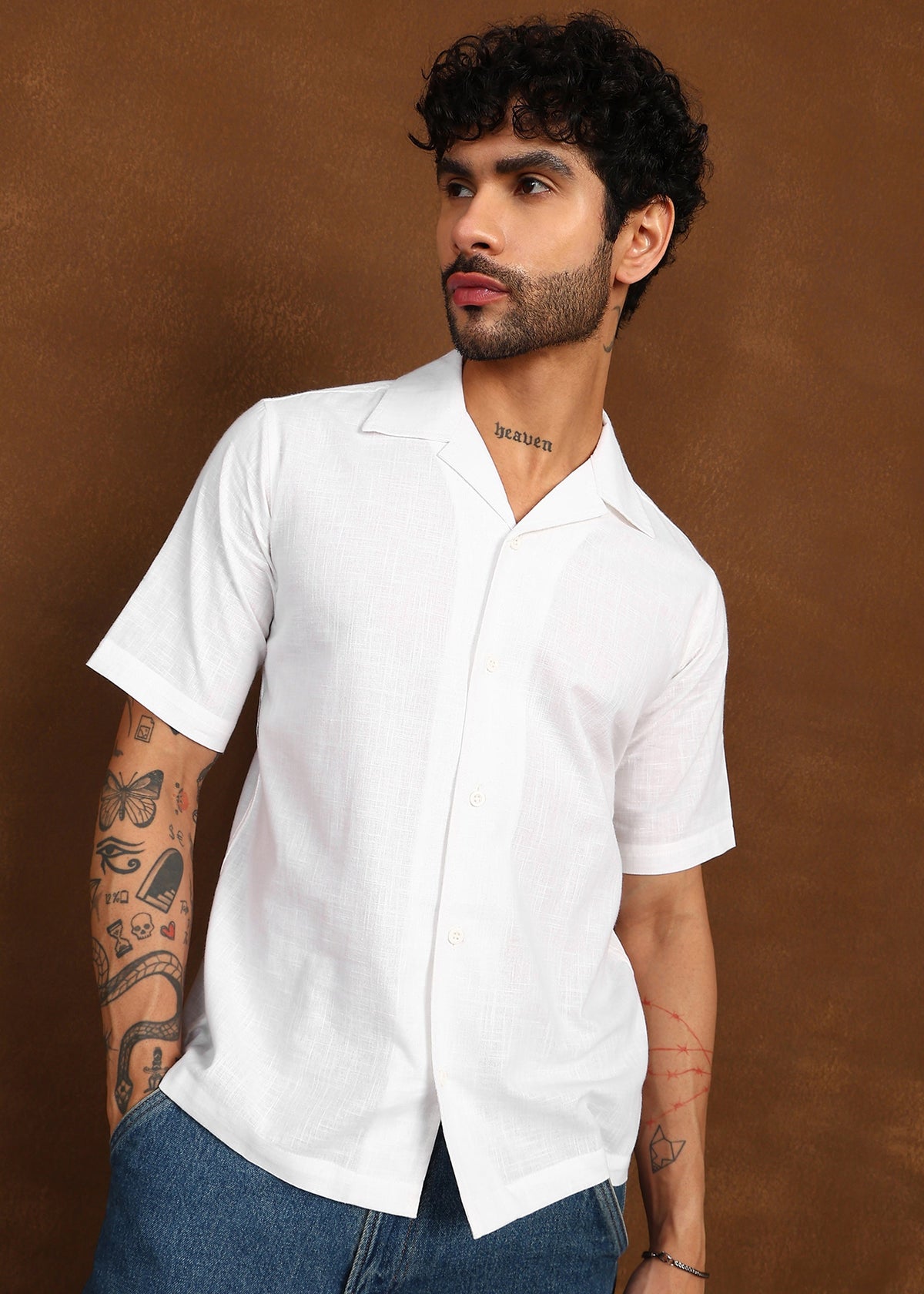 Fabmade Pure Ease Linen Shirt | Grocsy