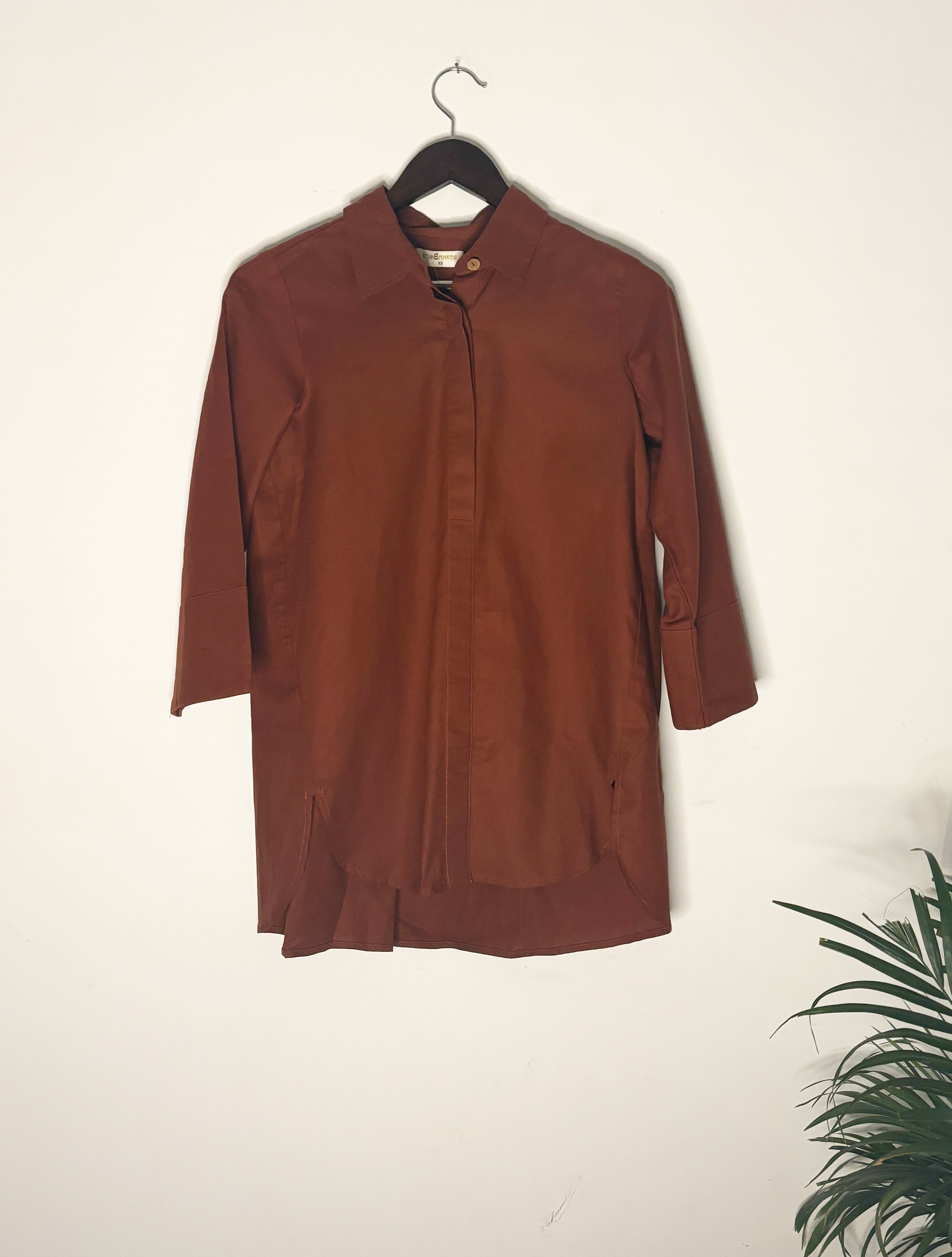 trueBrowns Brown Solid Top | Grocsy
