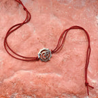 trueBrowns 925 Sterling Silver Embossed Om Thread Rakhi | Grocsy