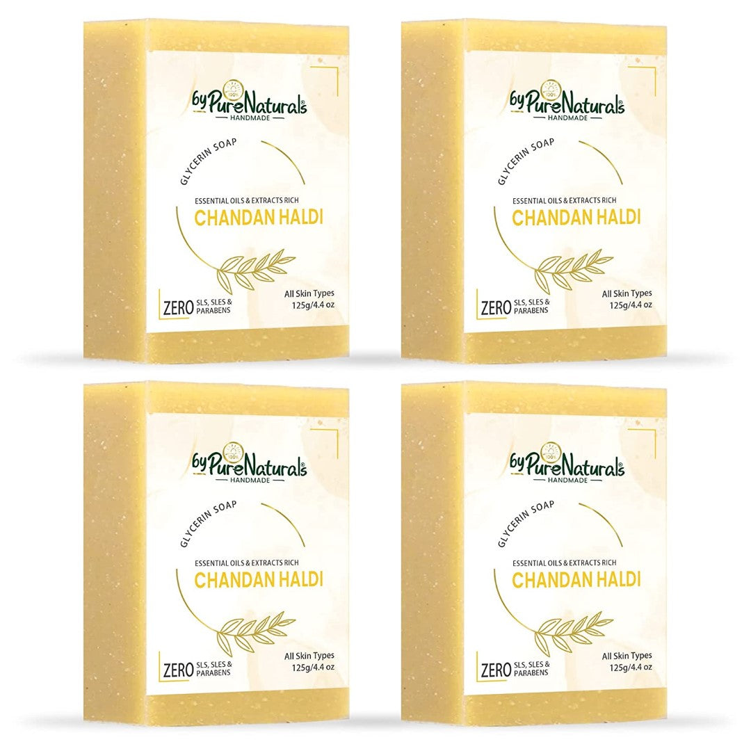 byPureNaturals Chandan Haldi Soap | Grocsy