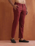 trueBrowns Men's Rust Cotton Twill Pants | Grocsy