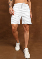 Fabmade Urban Dot Linen Shorts | Grocsy