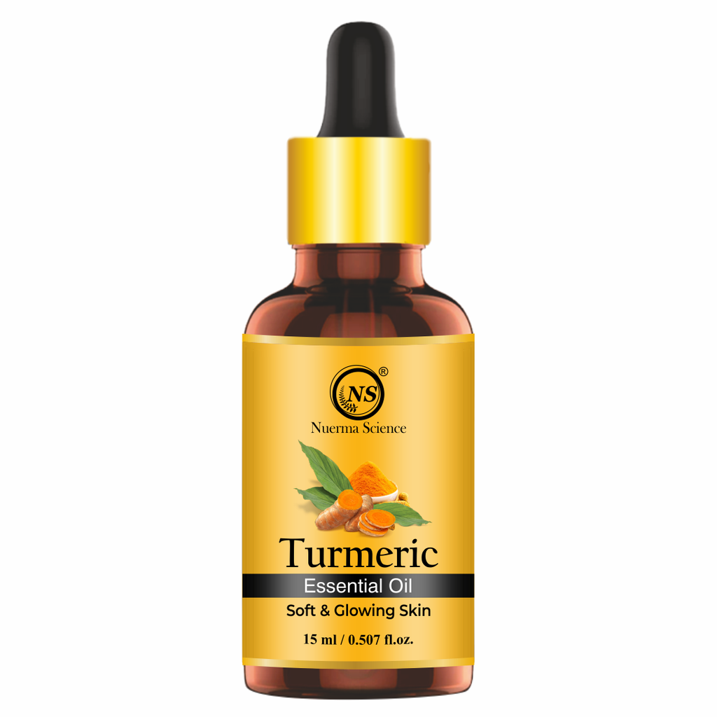 Nuerma Science Pure Turmeric Essential Oil For Skin Care & Hair Care | Grocsy