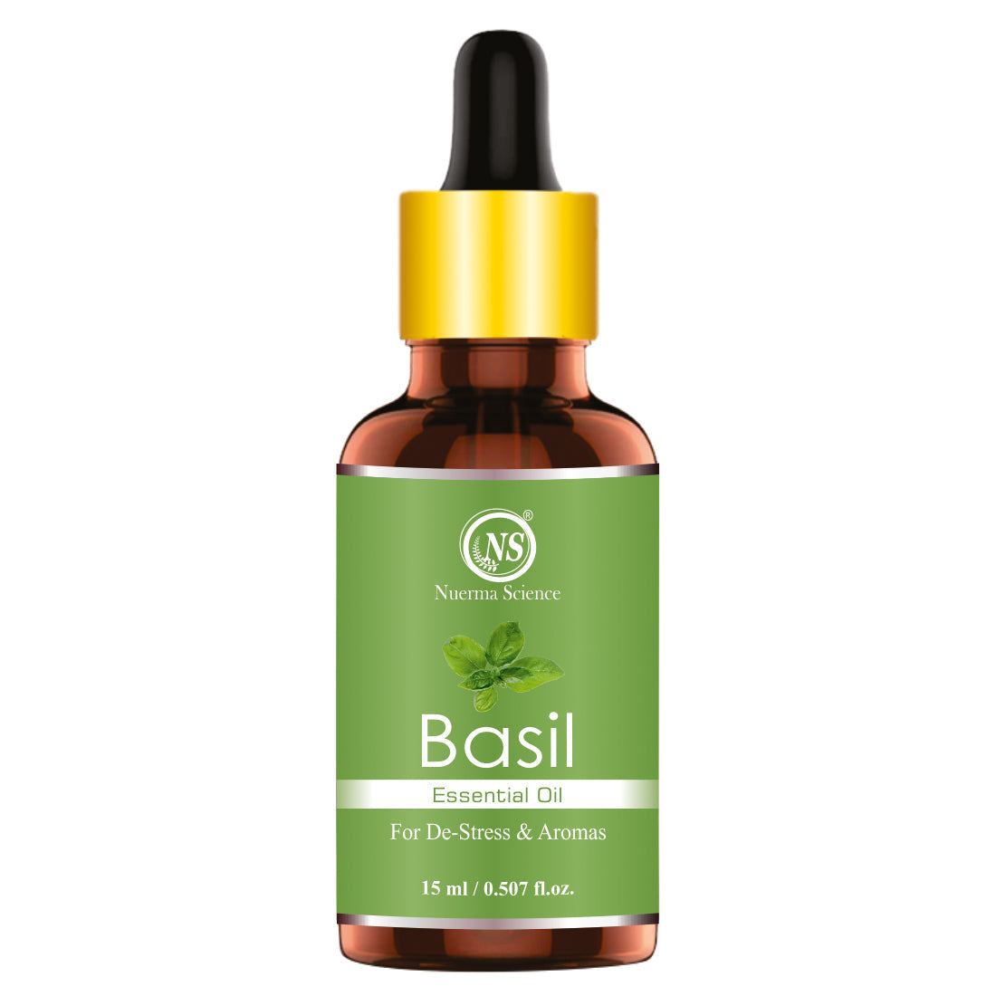 Nuerma Science Basil Essential Oil For Skin & Hair | Grocsy