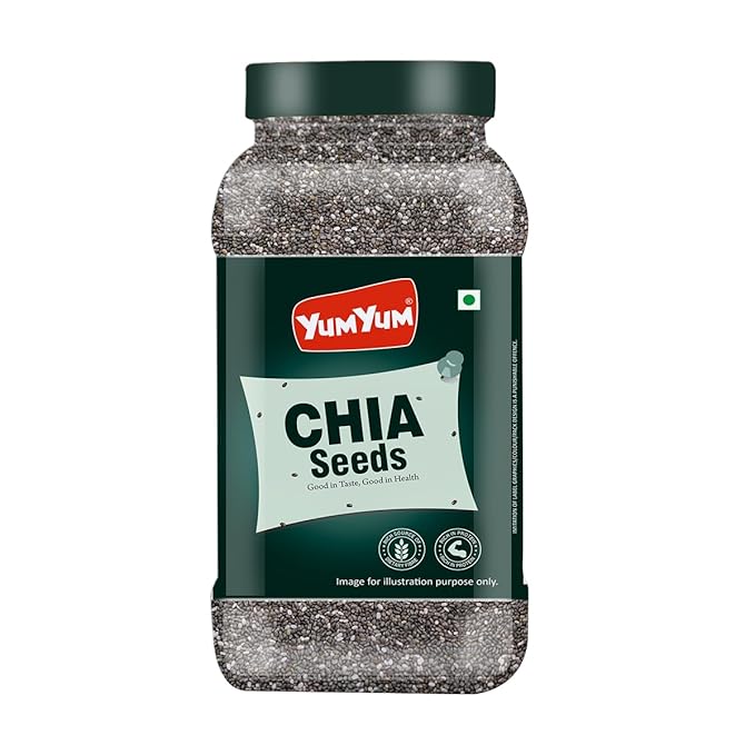 Yum Yum Raw Chia Seeds Jar | Grocsy