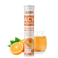 BOOSTIQ ACV Moringa & Cinnamon Effervescent Tablets - Orange Flavour | Grocsy
