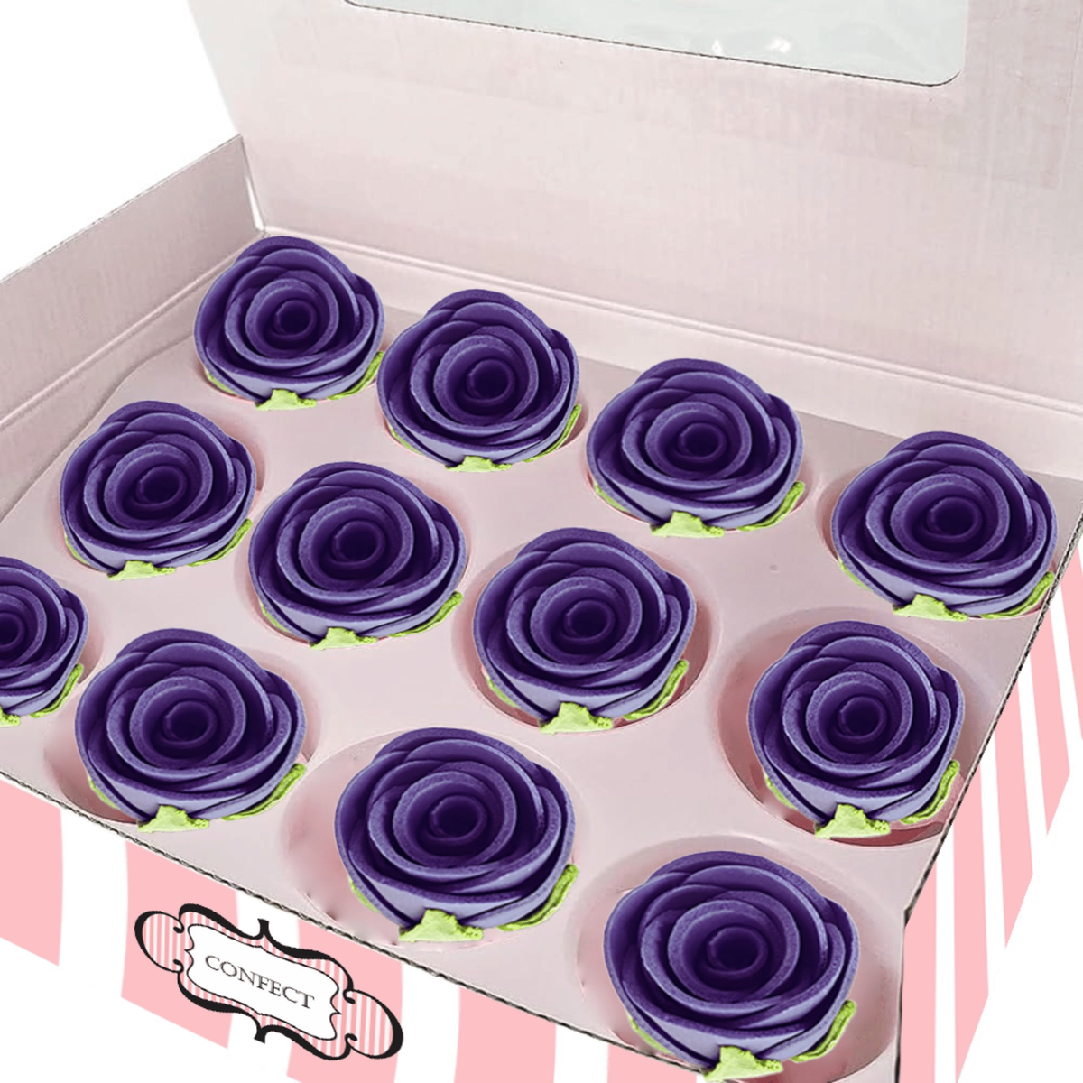 Confect Purple | Edible Sugar Flowers | Grocsy