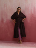 trueBrowns Cola Cotton Dobby Pleated Kurta Set | Grocsy
