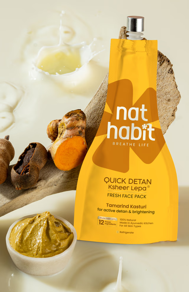 Nat Habit Fresh Ksheer Tamarind Kasturi Lepa | Grocsy