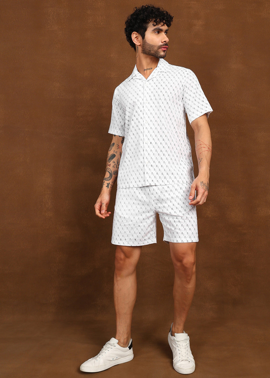Fabmade Urban Dot Linen Co-Ord Set | Grocsy