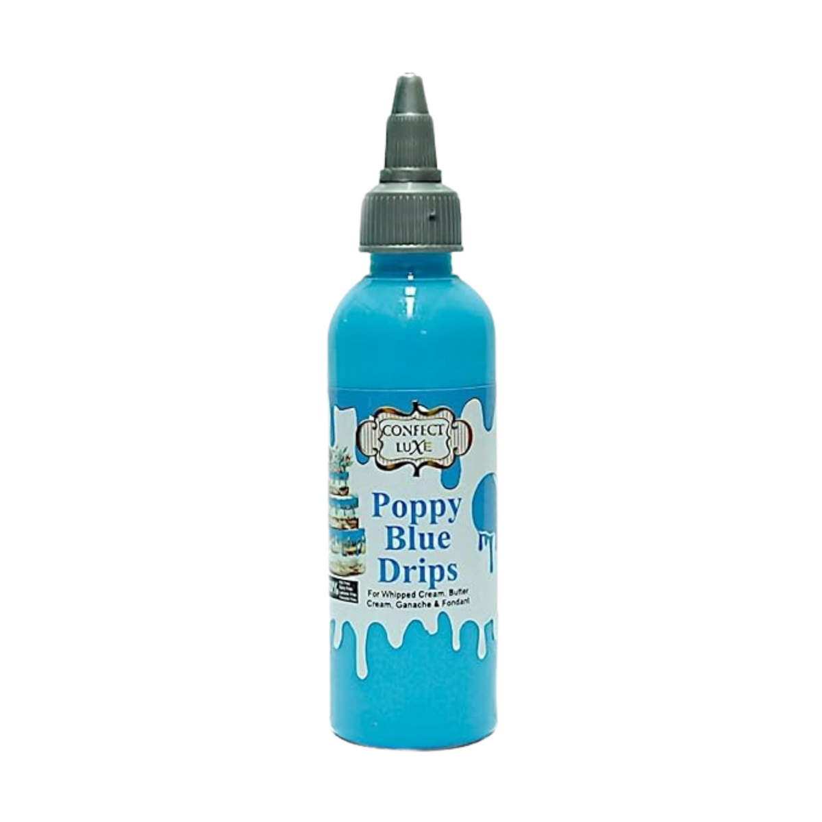 Confect Poppy Blue | Edible Drips | Grocsy