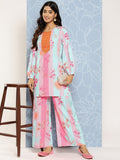 Ahalyaa Striped Ethnic Co-Ords | Grocsy