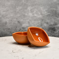 Sowpeace Premium Set of 2 Terracotta Square Serving Bowls | Grocsy