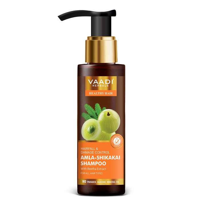 Vaadi Herbals Amla Shikakai Shampoo | Grocsy