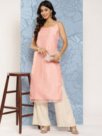 Ahalyaa Polka Dot Printed Organza Kurta | Grocsy