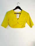 trueBrowns Lime Muslin Blouse | Grocsy