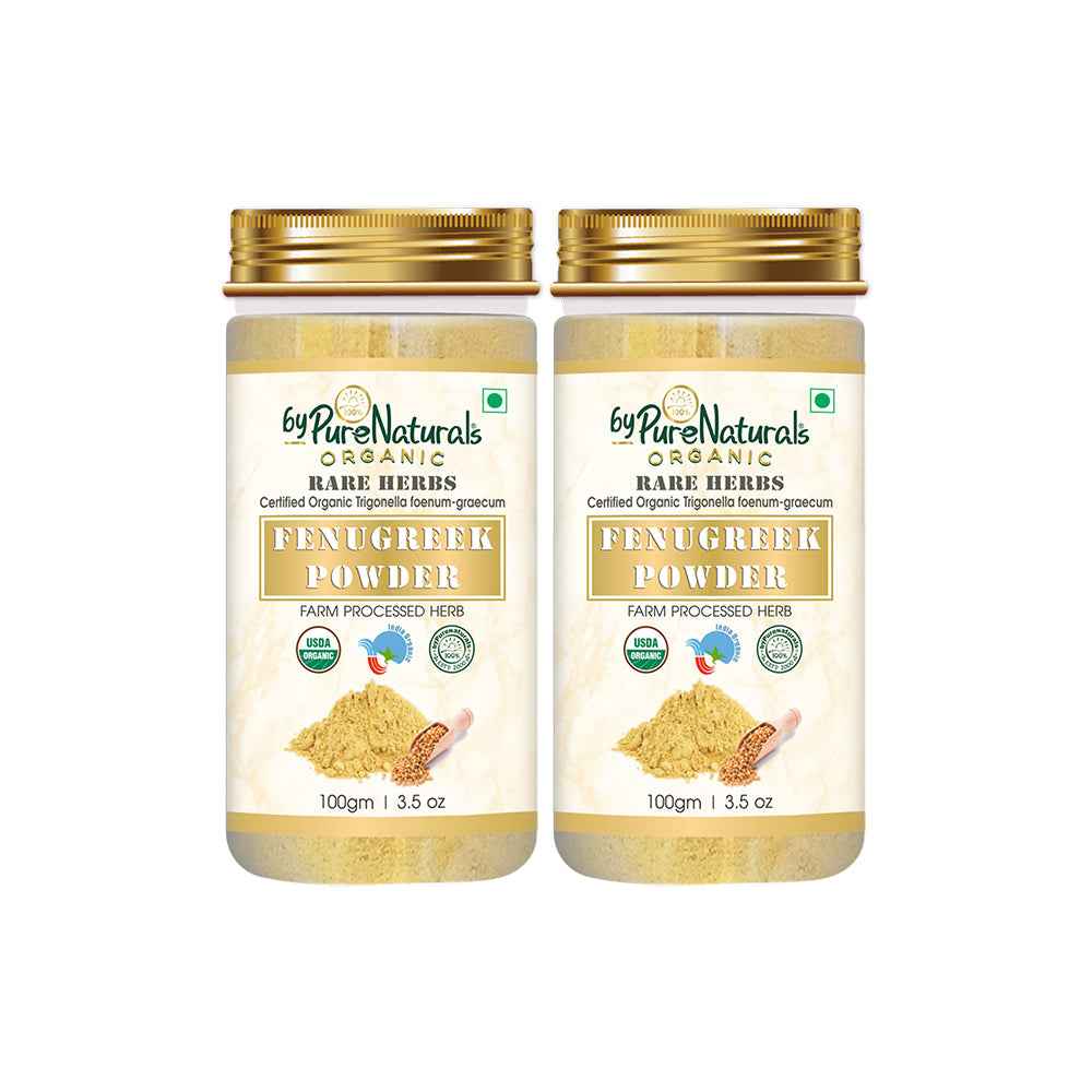 byPureNaturals Organic Fenugreek Powder | Grocsy