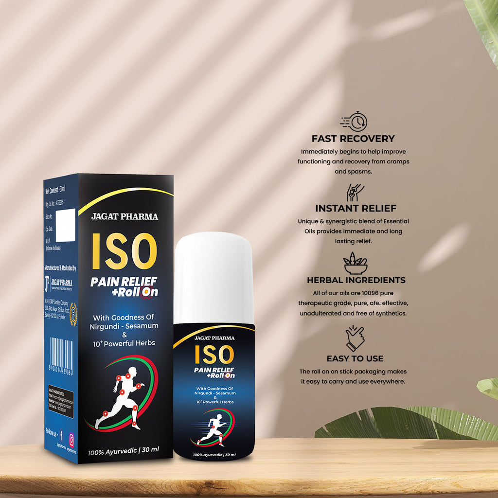 Jagat Pharma ISO Pain Relief Roll On | Grocsy