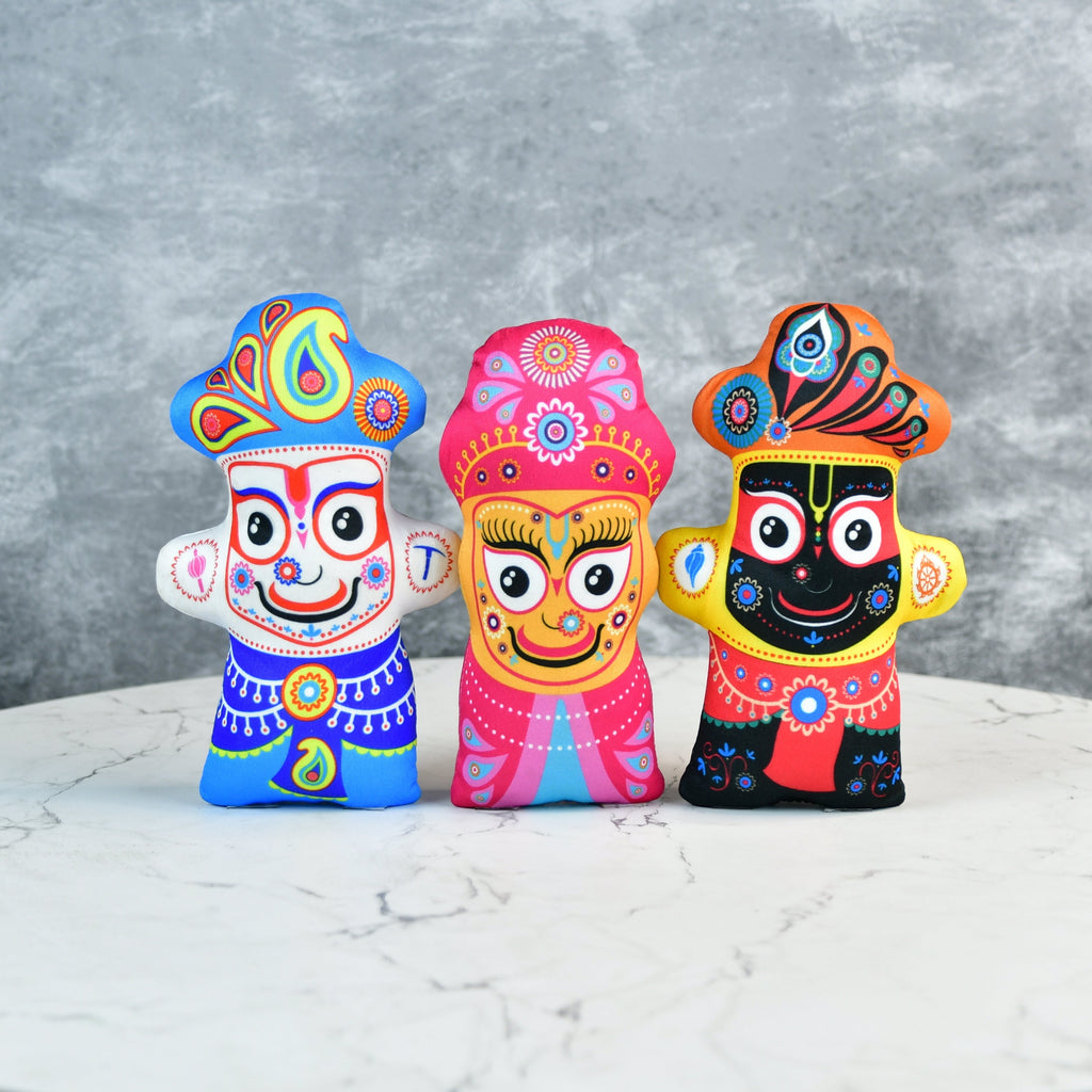 Sowpeace Stitched Cotton Jagannath Trio | Grocsy