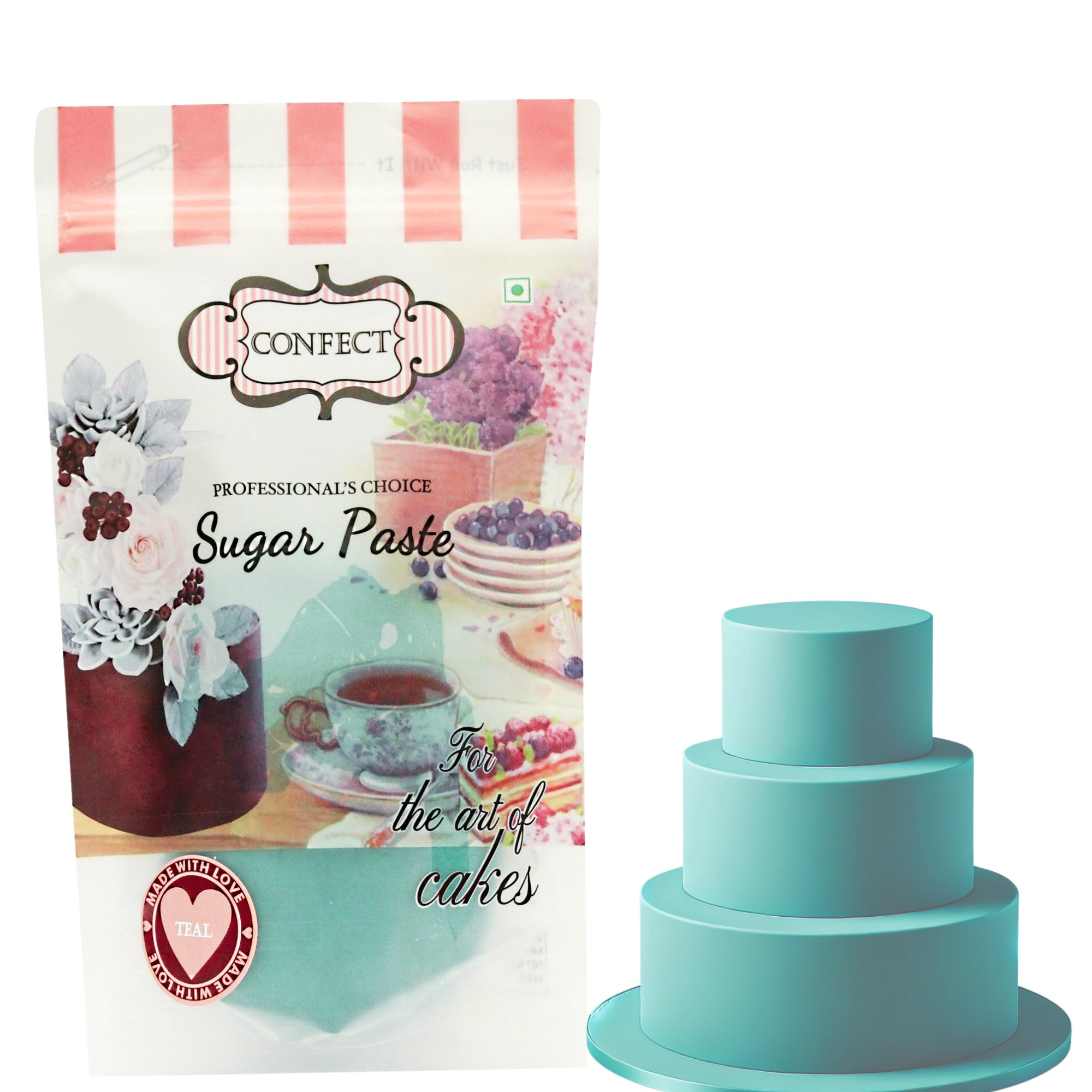 Confect Electric Blue Fondant | Edible Sugarpaste | Grocsy