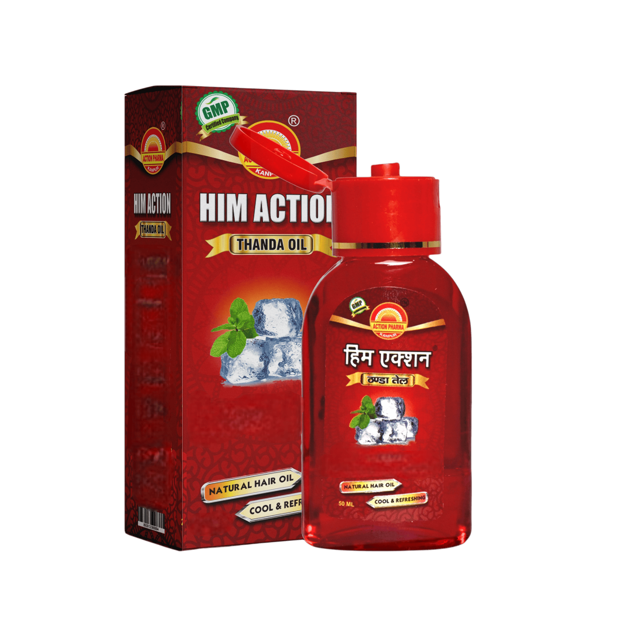 Action Pharma Him Action Thanda Oil | Grocsy