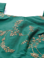 Tulsi Art Mustard Yellow Semi-Stitched Myntra Lehenga & Unstitched Blouse With Dupatta | Grocsy