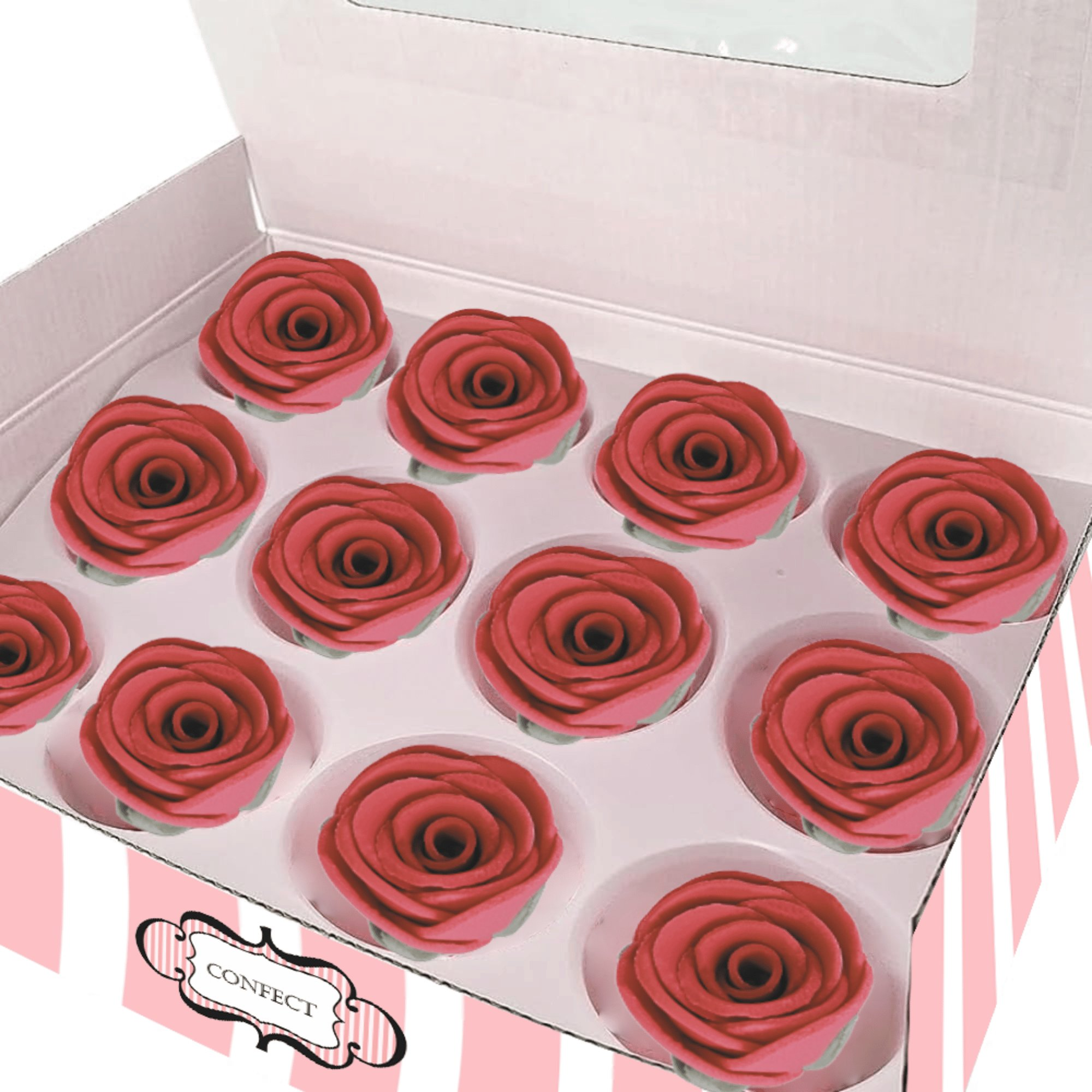 Confect Magenta | Edible Sugar Flowers | Grocsy