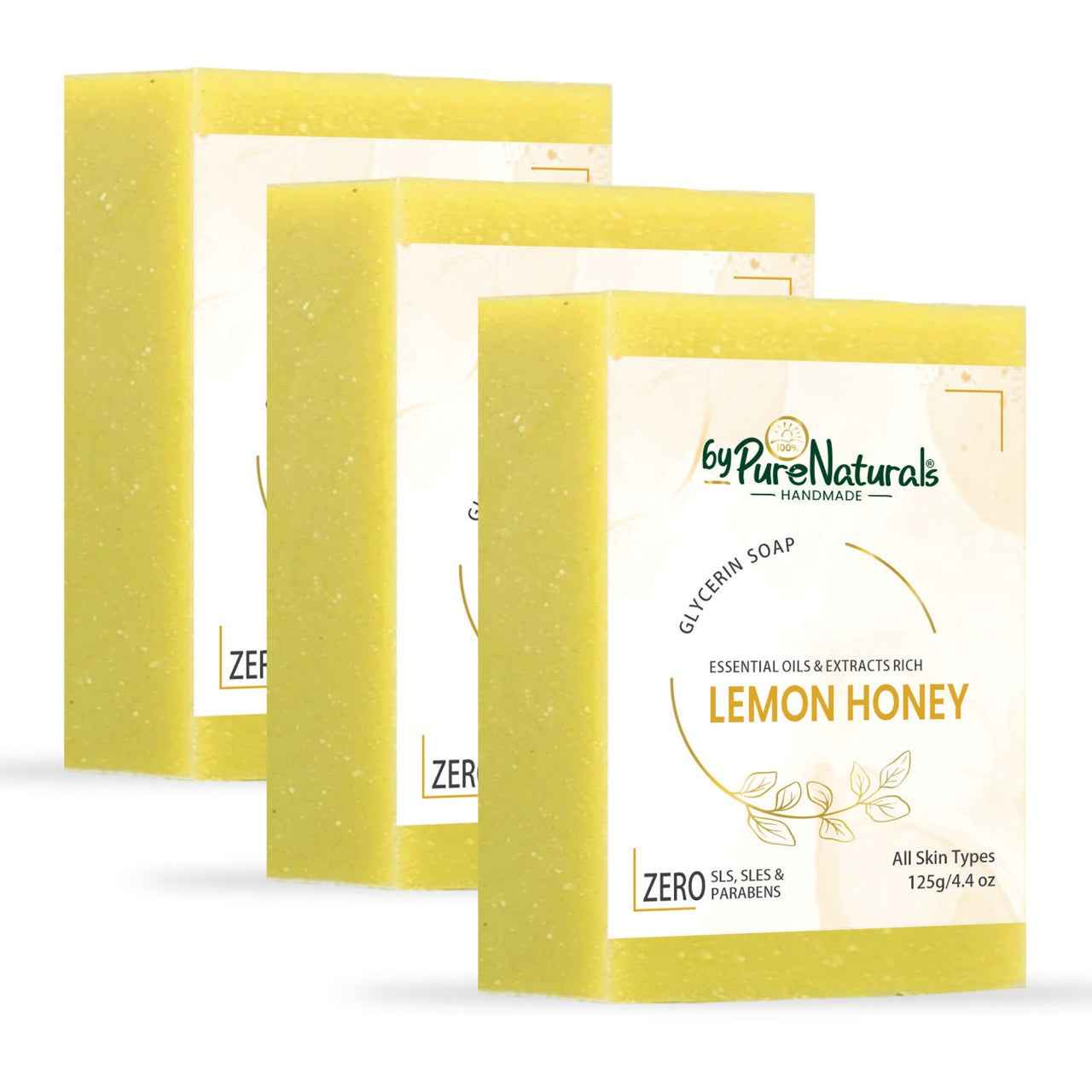 byPureNaturals Lemon Honey Soap | Grocsy