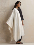 trueBrowns Ivory Gold Woollen Stole | Grocsy