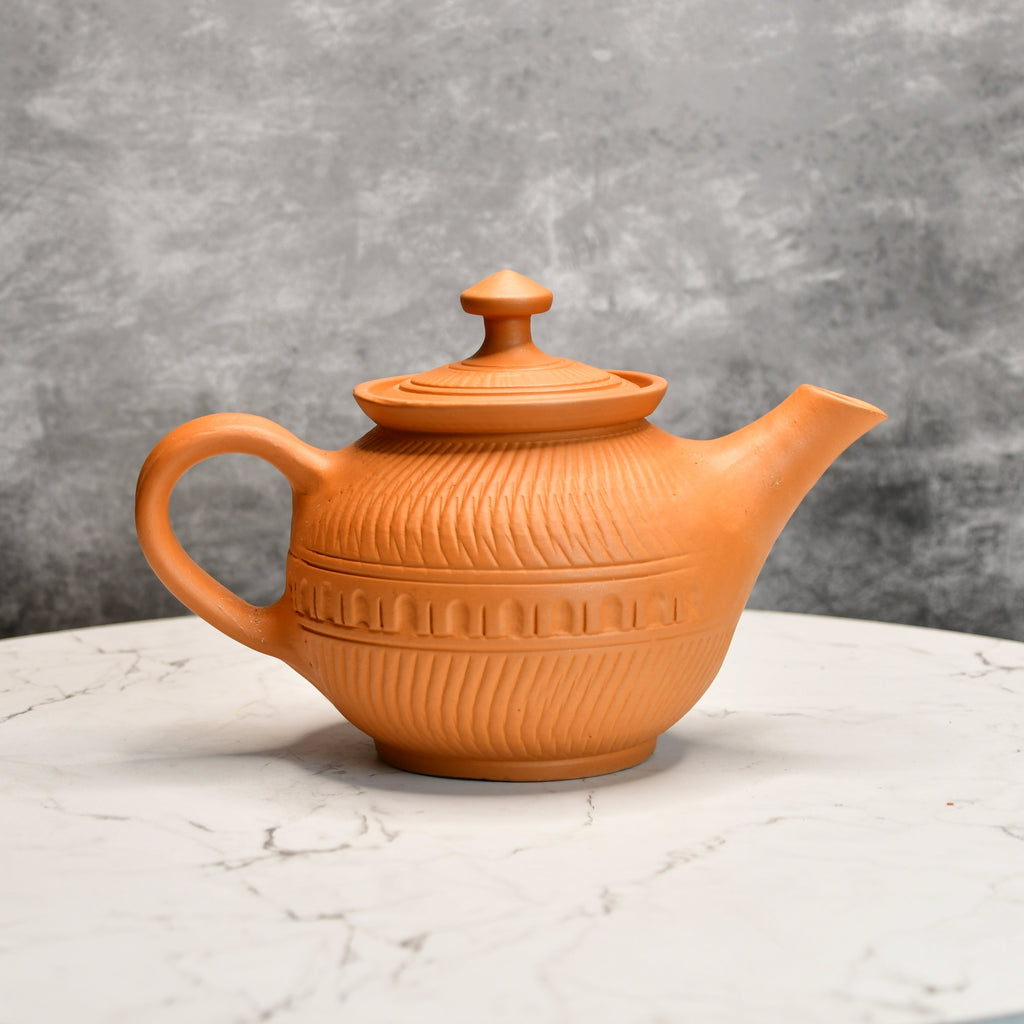 Sowpeace Premium Large Terracotta Kettle for Tea and Coffee | Grocsy