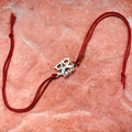 trueBrowns Sterling Silver Chashmish Bhai Thread Rakhi | Grocsy