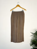trueBrowns Beige Gauze pant | Grocsy