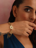 trueBrowns Brass Mandala Braclette | Grocsy