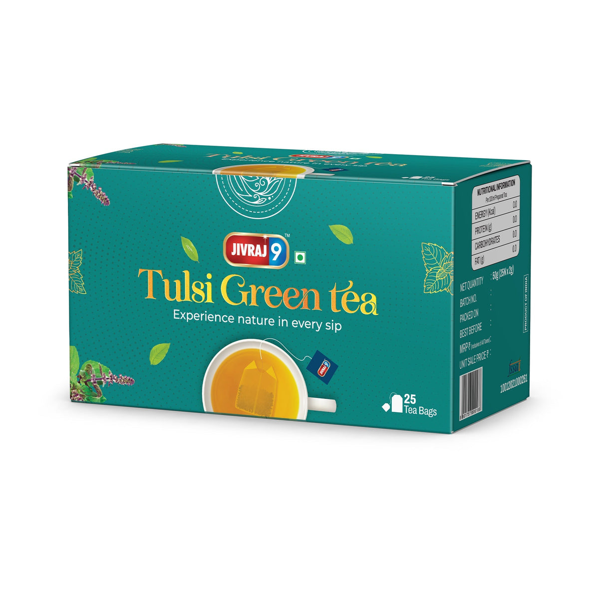jivraj9 Tea Tulsi Green Tea | Grocsy