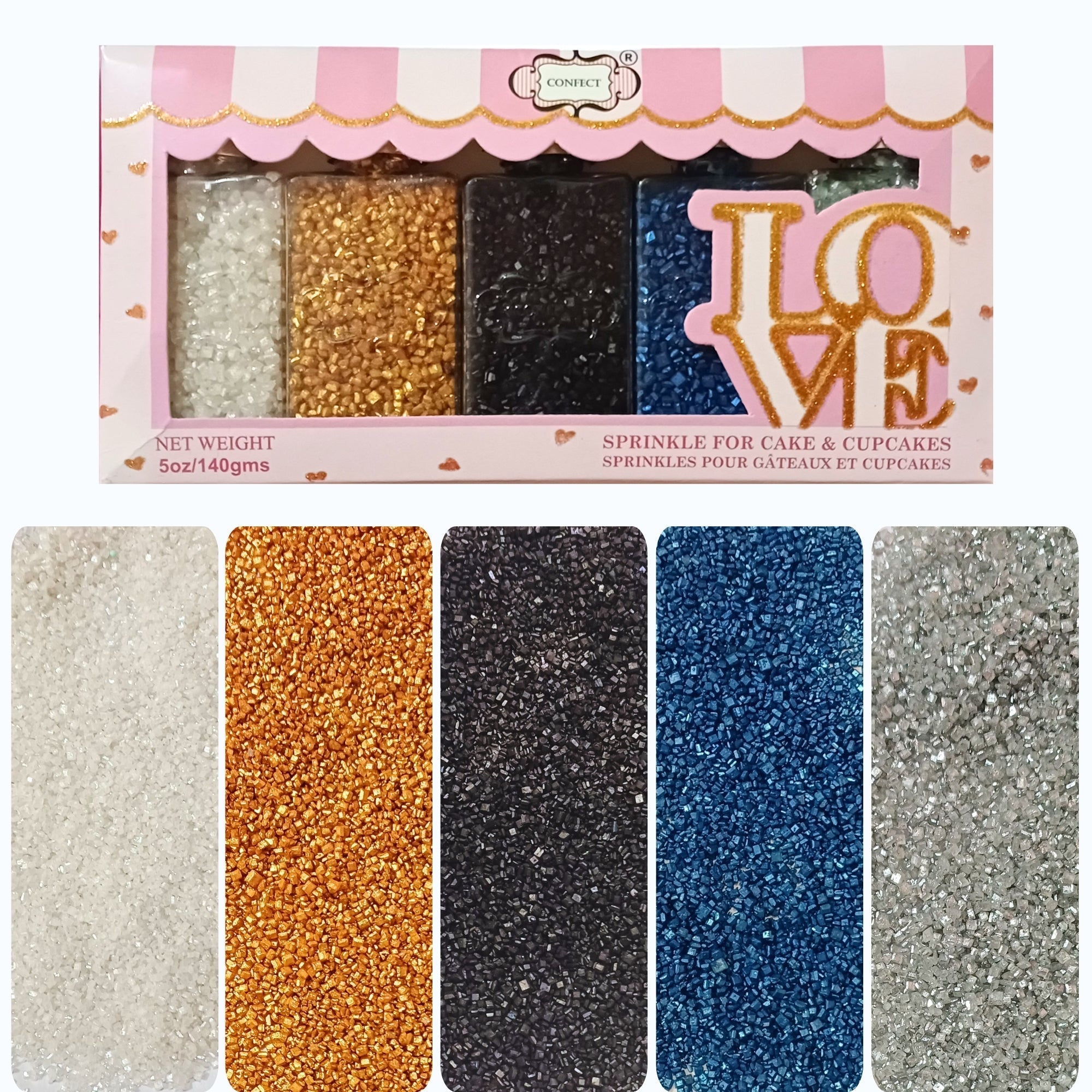 Confect Sparkling Sugar Combo Multipack 6 | Grocsy