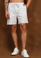Fabmade Driftline Linen Shorts | Grocsy