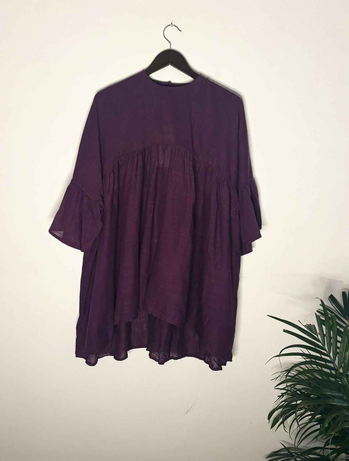 trueBrowns Purple Slub Top | Grocsy