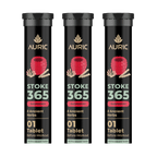 Auric STOKE365 Effervescent Tablets | Raspberry Flavour | Grocsy