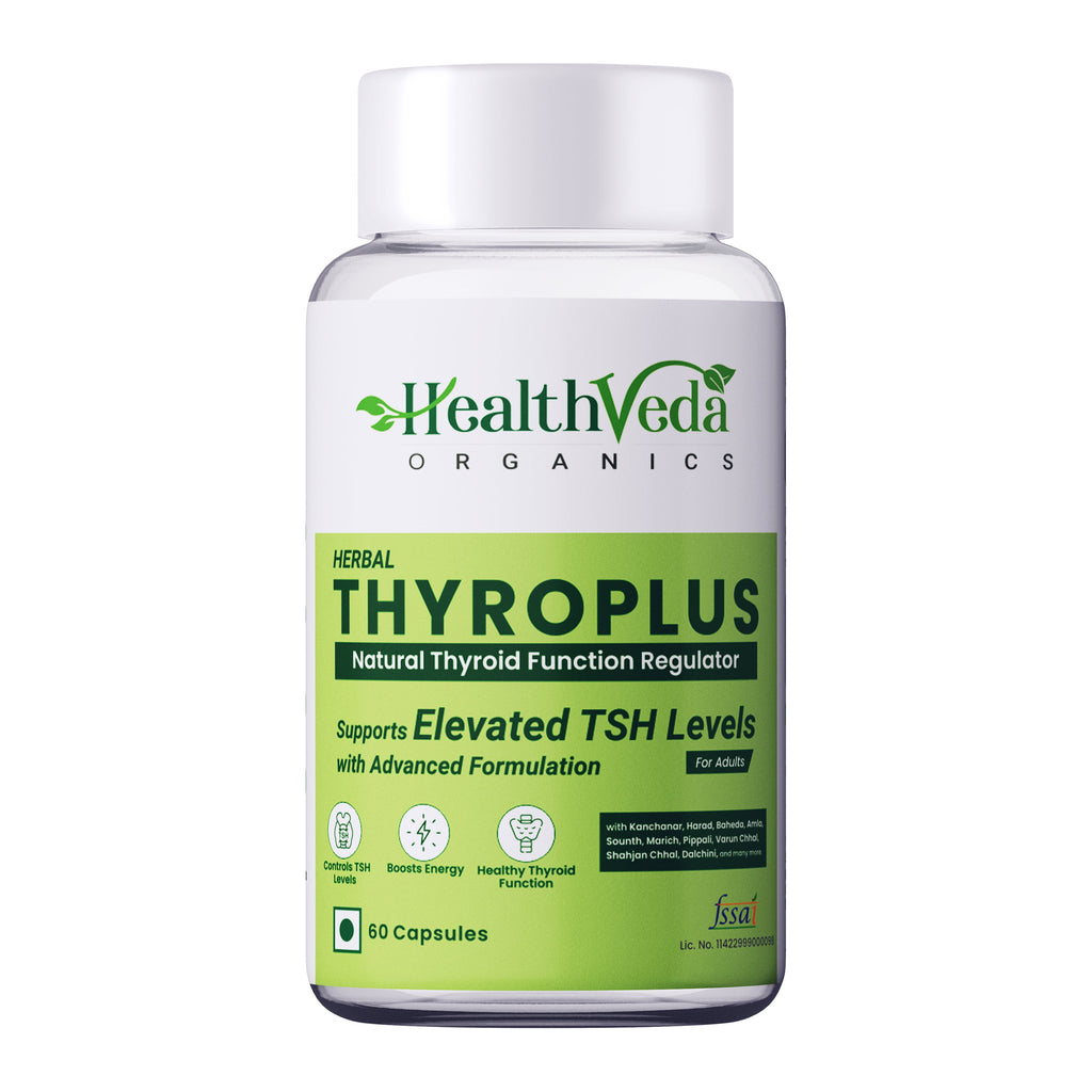 Health Veda Organics Thyroplus Capsules | Grocsy