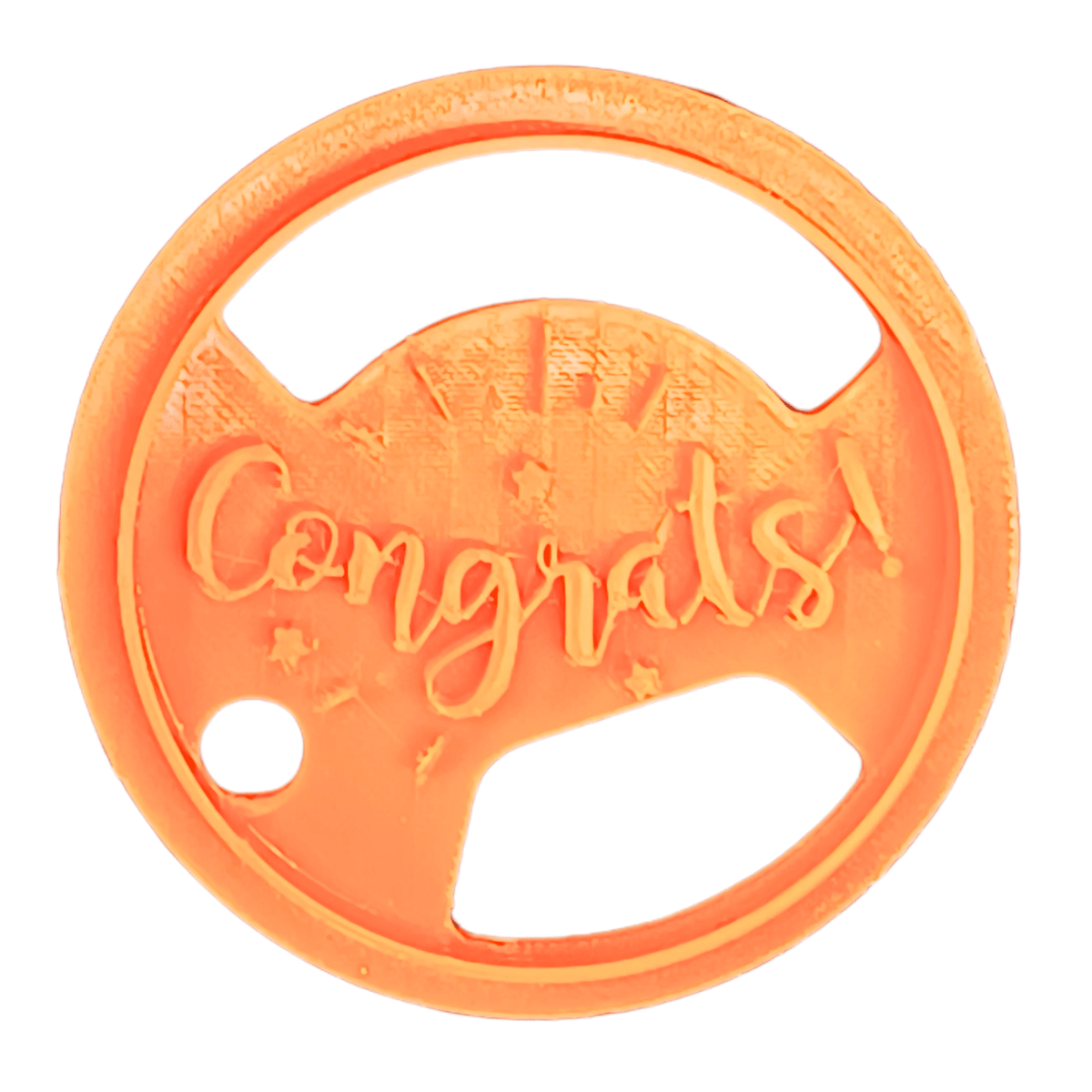 Confect Celebration Stencils Toppers Cutters (Congrats) | Grocsy