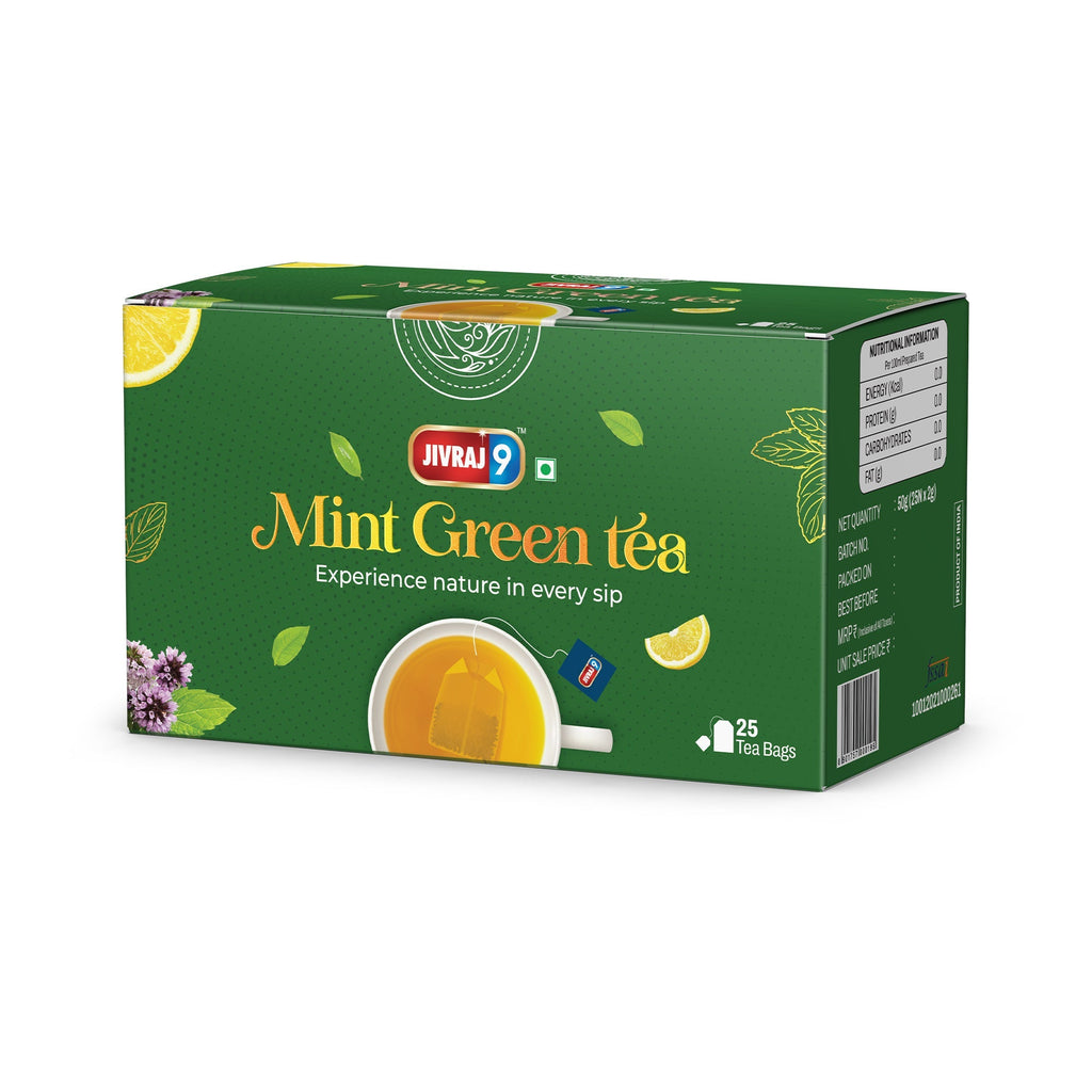 jivraj9 Tea Mint Green Tea | Grocsy