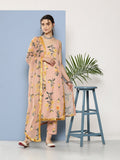 Ahalyaa Women Nude-Coloured Floral Printed Gotta Patti Kurta with Trousers & With Dupatta | Grocsy