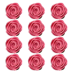 Confect Flamingo Rose Pink | Edible Sugar Roses Topper | Grocsy