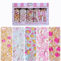 Confect Girls Baby Shower Sprinkles | Mix Heart, Teddy, Baby Feed Bottle & Baby Feet Sprinkles | Grocsy