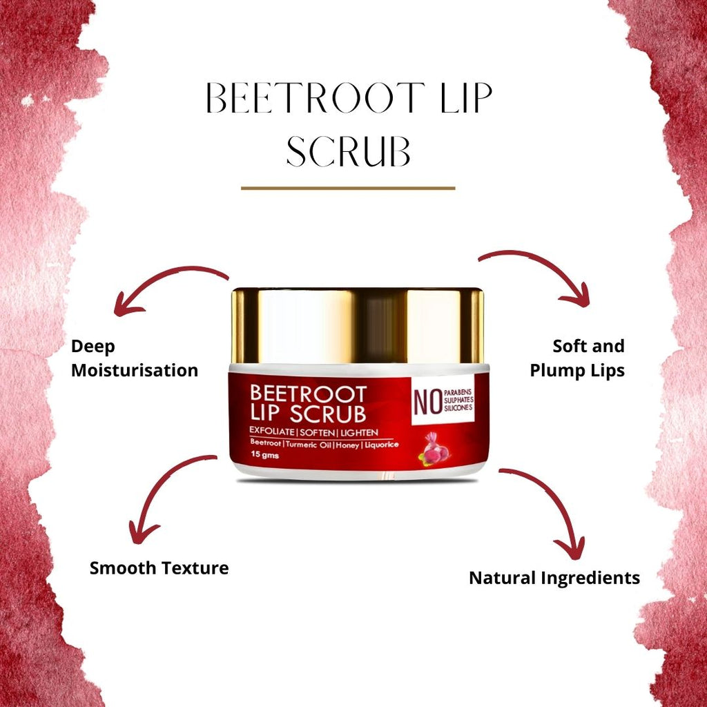 Samisha Beetroot Lip Lightening Scrub | Grocsy