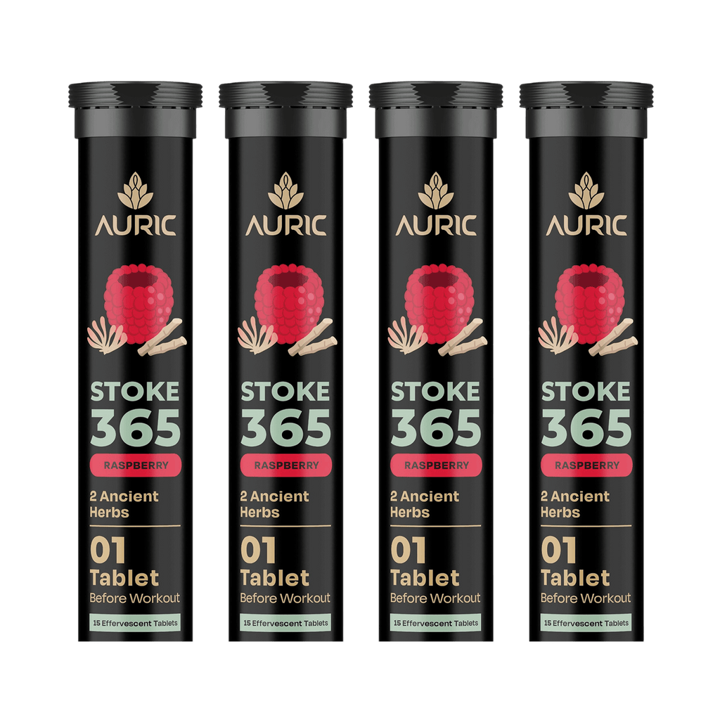 Auric STOKE365 Effervescent Tablets | Raspberry Flavour | Grocsy