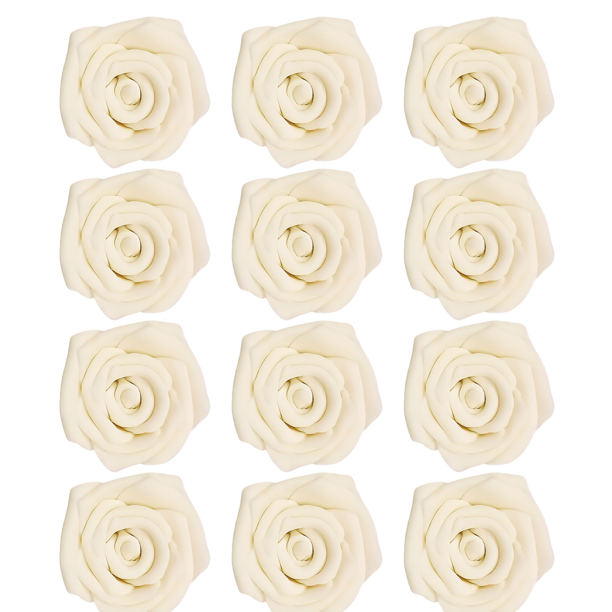 Confect Classic Pearl Ivory | Edible Sugar Roses Topper | Grocsy